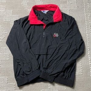 Vintage Dunbrooke 76 Checkered Flag Pull Over XL